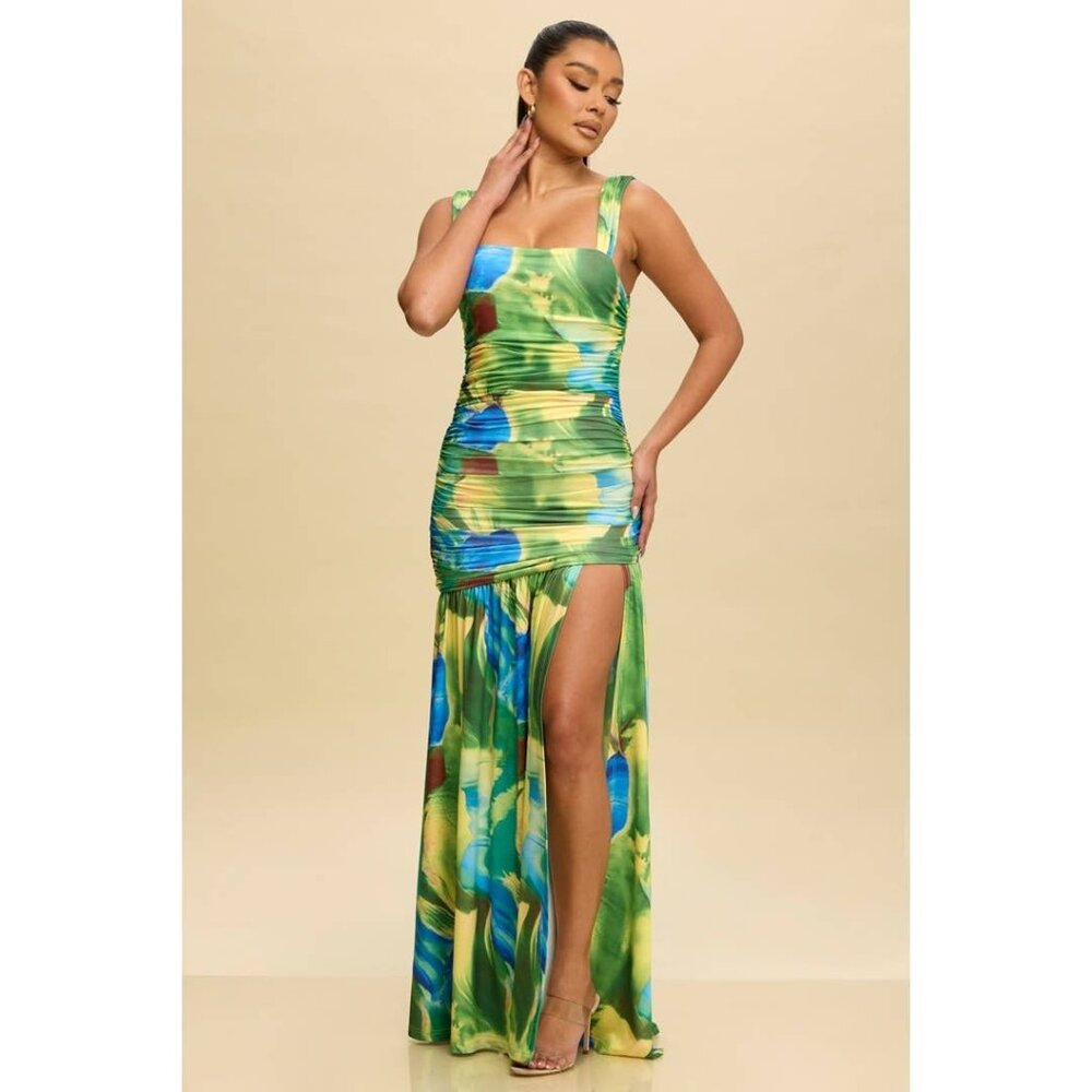 Tropical Maxi Dress